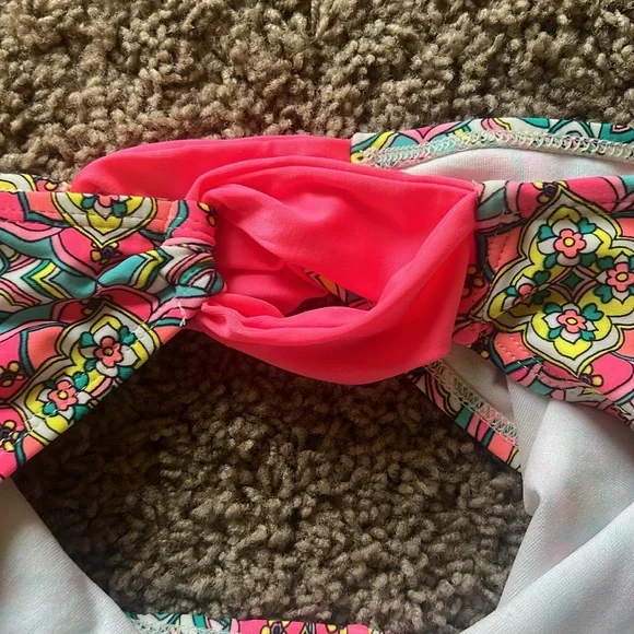 Arizona Jean Company Women’s Strapless Floral Tankini Size Small - Picture 4 of 10